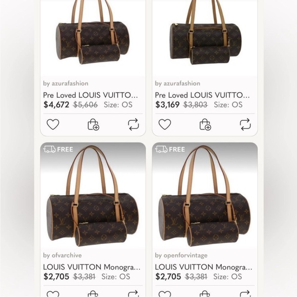 Hottest bag Louis Vuitton Monogram
Papillon 30 Hand Bag & Pouch - Picture 6 of 8